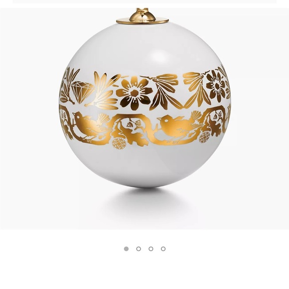 Tiffany &Co White and Gold large ornament - Picture 5 of 5